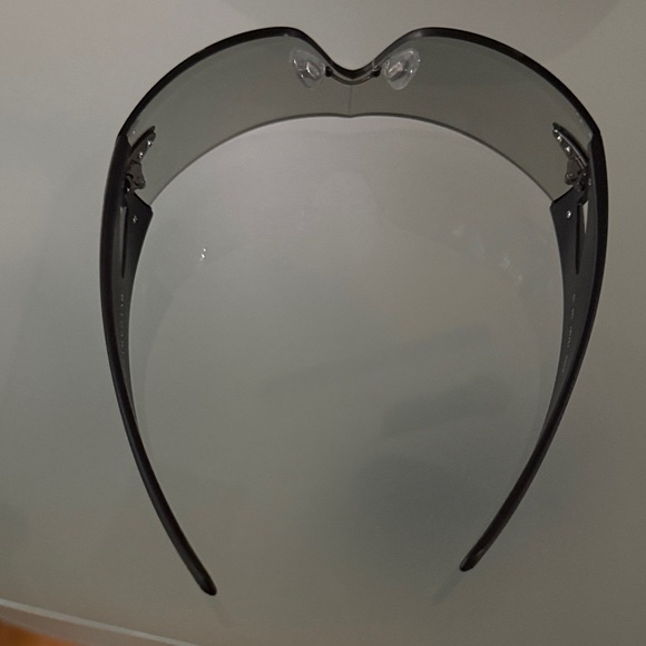 NEW BVLGARI Black/gray Sunglasses w/Armani Exchange case+cleaning cloth ITALY - Picture 7 of 16